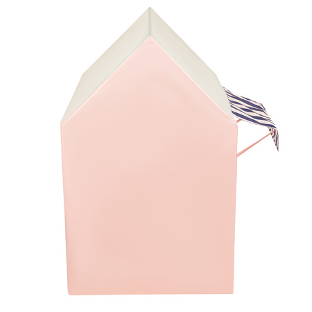 Kinderzelt Spielhaus Faltbares Eisdiele Für Kinder Spielzelt Leicht Aufzubauen Fördert Fantasie Und Kreativität Ideal Für Drinnen Und Draußen Leicht Zu Reinigen, pink-minze:weiß/gelb/babyblau/puderrosa/türkis, 200 Bälle