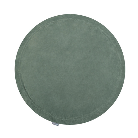 MW-105V-51 KiddyMoon Matte und Sack für Balle und Spielzeuge 2in1 mit Kordelzug, Waldgrün