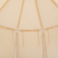 KiddyMoon Spielzelt Kinderzelt für Kinder, Pavillonfür Drinnen Und Draußen NK-002, Naturfarbe