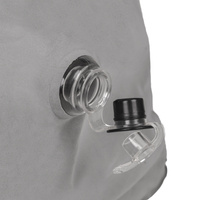 KiddyMoon Peapod Sensorischer Stuhl für Kinder Aufblasbarer Entlastungstherapie, grau, L