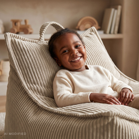 KiddyMoon KM-FTP-NEST Möbel Sessel, Beige