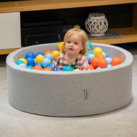 KiddyMoon Kinder Bälle für Bällebad Baby Spielbälle Plastikbälle ∅7cm Made in EU, hellgrün/orange/türkis/blau/babyblau/gelb, 50 Bälle/7cm