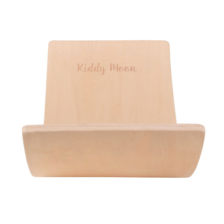 KiddyMoon Balance Board aus Holz für Kinder, Babys Montessori Spielzeug, Gleichgewicht, Balancieren Babys Holzspielzeug, Balancebrett Wackelbrett Gleichgewicht, Natürlich, Brett