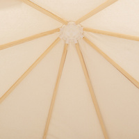 KiddyMoon Spielzelt Kinderzelt für Kinder, Pavillonfür Drinnen Und Draußen NK-002, Naturfarbe