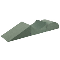 KiddyMoon Spielplatz Velvet Aus Schaumstoff Für Babys Hindernisläufen, Hergestellt In Der EU, waldgrün, Multi-Größe