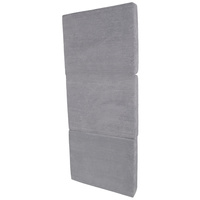 KiddyMoon Kinder Matratzen Aufklappen aus Schaumstoff Kindermatratze Kleinkindmatratze Kinderzimmer Faltmatratze, dunkelgrau, 165x70x10 cm