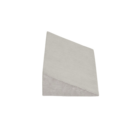 KiddyMoon Zwickel Für Kinder aus Weichem Schaumstoff Leicht Vielseitig Gerippter Stoff Flexiblen Designs Abnehmbarer Bezug Perfekt zum Spielen und Entspannen, hellgrau, Zwickel