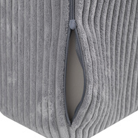 KiddyMoon Kinder Matratzen Aufklappen aus Schaumstoff Kindermatratze Kleinkindmatratze Kinderzimmer Faltmatratze, dunkelgrau, Matratzen mit Kissen