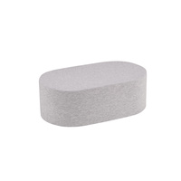 KiddyMoon Schaumstoff Kindersitz Montessori-Spielzeug Schaum spielzeug Weiche Kindermöbel und viel Spaß für Kinder Babys Sessel, Hergestellt in der EU, Hellgrau, Tisch