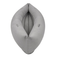 KiddyMoon Peapod Sensorischer Stuhl für Kinder Aufblasbarer Entlastungstherapie, grau, XL