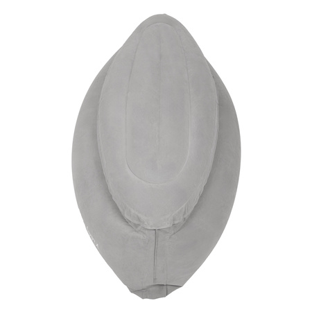 KiddyMoon Peapod Sensorischer Stuhl für Kinder Aufblasbarer Entlastungstherapie, grau, L