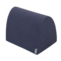 KiddyMoon Spielplatz aus Schaumstoff mit Bällebad und Bällen Hindernisläufen, dunkelblau:weiß/grau/minze, Bällebad (200 Bälle) + Version 3