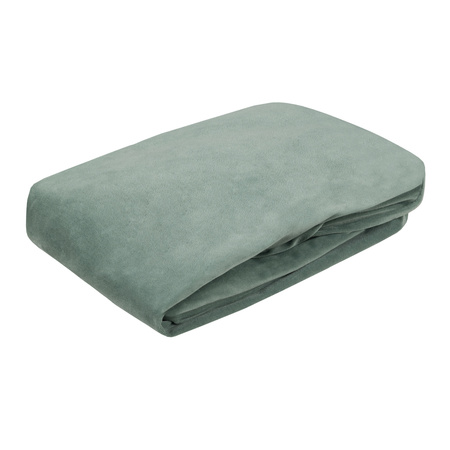 KiddyMoon Überzug fürs Bällebad für Babys Kinder, waldgrün, 90x30cm