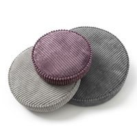 KiddyMoon 3-Teilige Schaumstoff Elements für Kinder Kinderzimmer-Accessoire, fioletowy-jasnoszary-ciemnoszary
