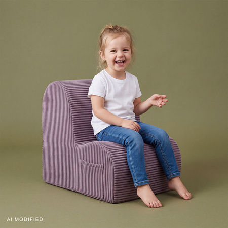 KiddyMoon KM-FT-CLOUD Möbel Sessel, violett