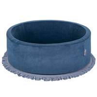 KiddyMoon Spielmatte für Kinder Aus Schaumstoff Montessori Weiche Kindermatte Babymatte Baby Spieldecke Krabbelmatte Schaumstoffmatte Spielzeug Teppich, Hergestellt In EU, eisblau, L