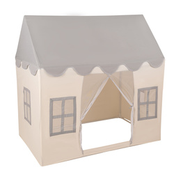 KiddyMoon Kinderzelt Spielhaus Faltbares Für Kinder Spielzelt Strapazierfähiges Material Kinderspielzelt Fördert Kreativität Ideal Für Drinnen Und Draußen Leicht Zu Reinigen, weiß-grau:dunkeltürkis/pastellbeige/grüngrau/lachsfarbe, 300 Bälle