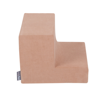 KiddyMoon Spielplatz Velvet Aus Schaumstoff Für Babys Hindernisläufen, Hergestellt In Der EU, wüstenrosa, Multi-Größe