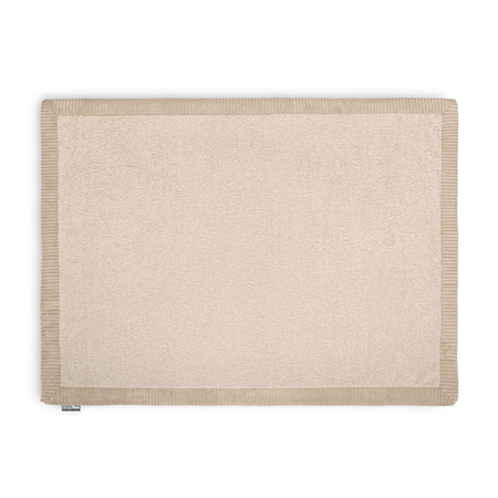 KiddyMoon Weiche Spielmatte für Kinder, rutschfest, rechteckig, Beige