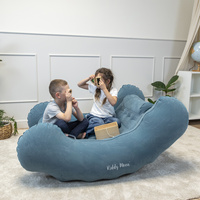 KiddyMoon Sensorischer Stuhl Rocker Für Kinder Sensorische Wippe Mit Pumpe, Blau, L
