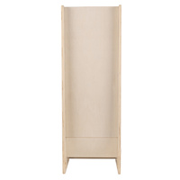 KiddyMoon Kinder Rutsche Aus Holz Stabile Kleinkinderrutsche Multifunktion Montessori, natürlich, Groß