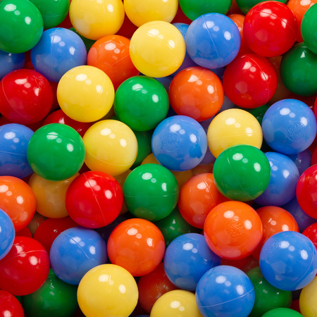 Kinderzelt Spielzelte in Pavillonform Für Kinder Leicht Aufzubauen Tragbar Spielhaus Perfekt Für Drinnen Und Draußen, hellbeige: gelb/grün/blau/rot/orange, 100 Bälle