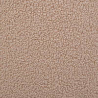 KiddyMoon Bällebad für Baby mit Teddy-Plüsch, Größere 7 cm Bälle für Eine Vollere Füllung, ab 8 Monaten, Abnehmbarer Bezug, Beige, 90 x 30 cm Ohne Bälle