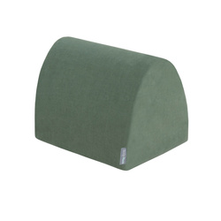 KiddyMoon Spielplatz Velvet Aus Schaumstoff Mit Samt Rund Bällebad Ballgruben Für Babys Spielbad Hindernisläufen, Hergestellt In Der EU, waldgrün: dunkeltürkis/pastellbeige/grüngrau/lachsfarben, Bällebad (200 Bälle) + Version 3